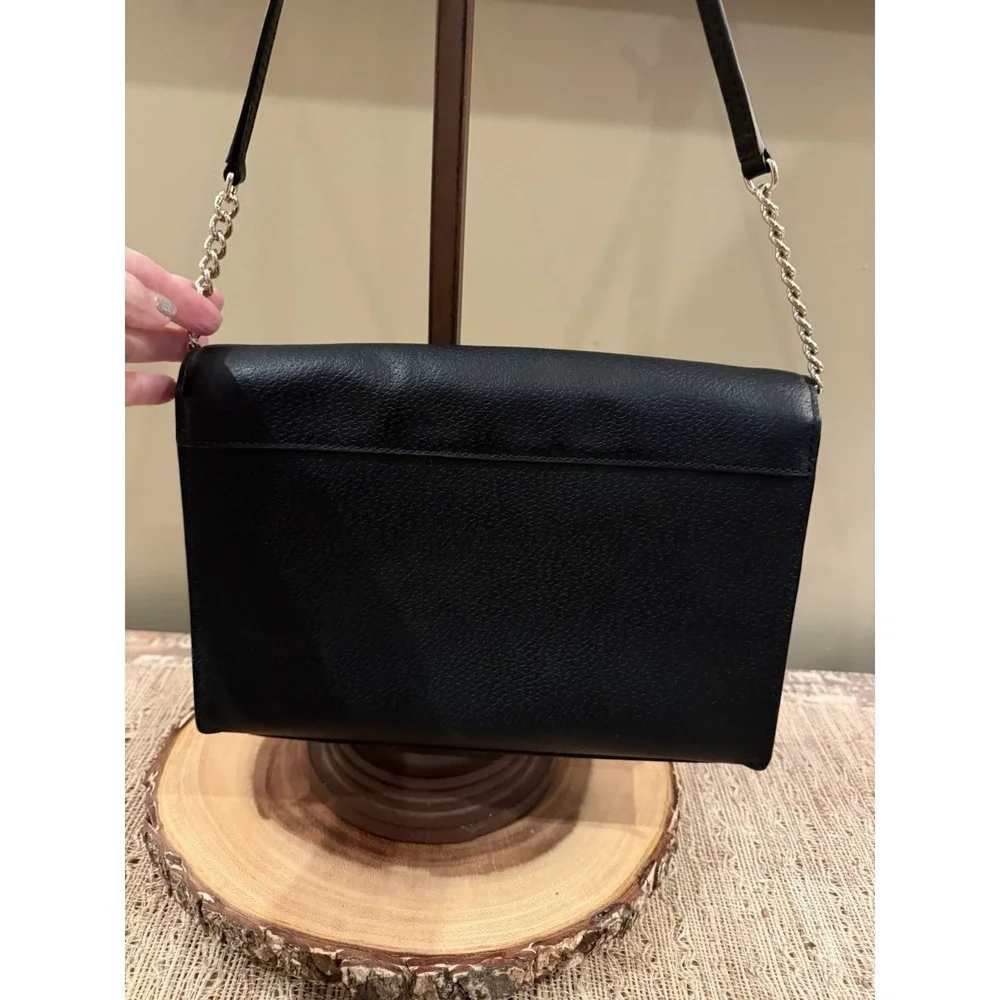 Kate Spade Robinson Street Zanni Crossbody Handbag‎ Black/white Preppy